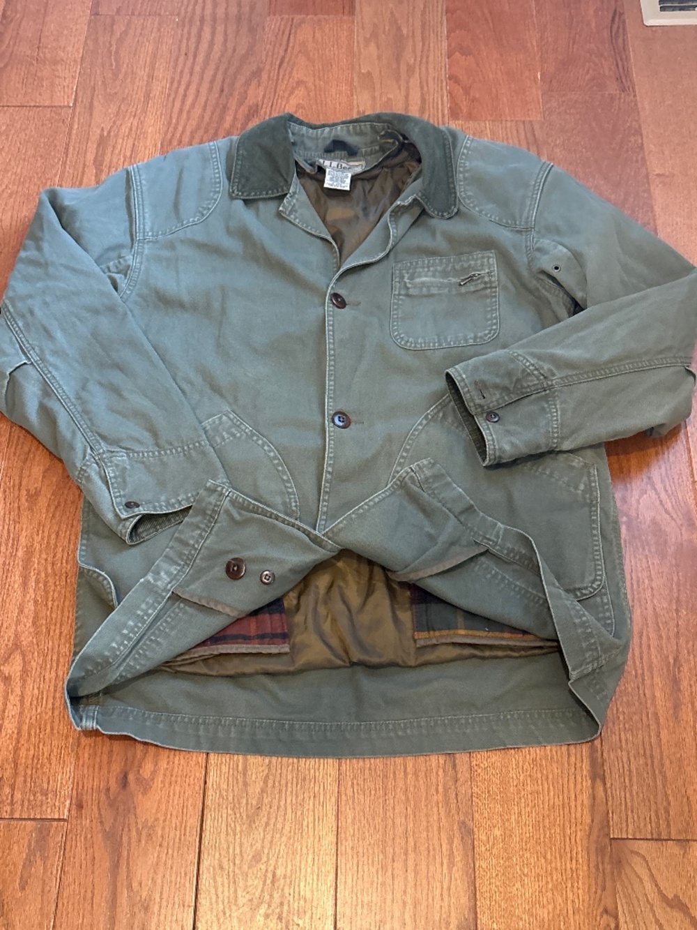 Men’s Vintage LLBean Field Coat Size Medium 0JX74